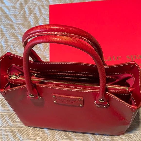 Beautiful Kate Spade ♠️ red handbag - Picture 8 of 8